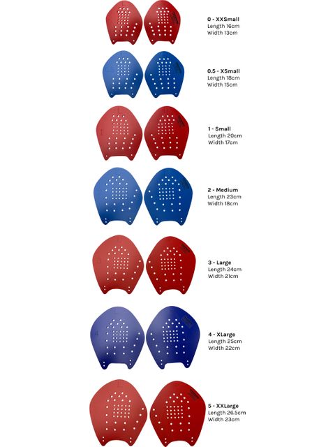 Strokemakers Hand Paddles - Size 2 M Blue