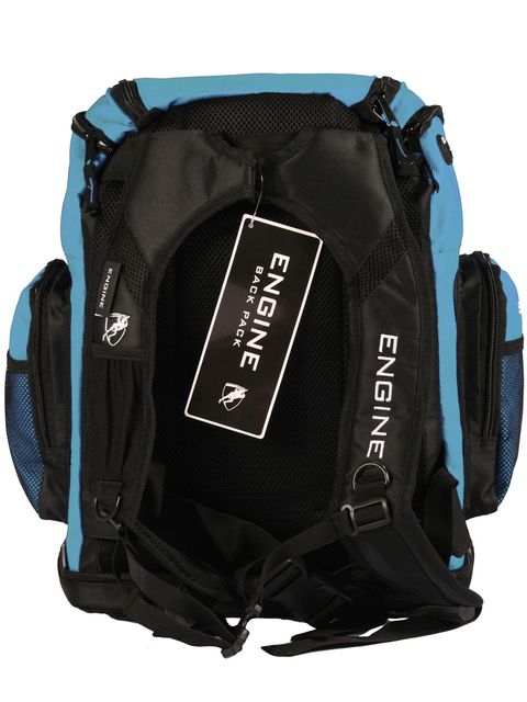 Engine Pro Blue Backpack Back