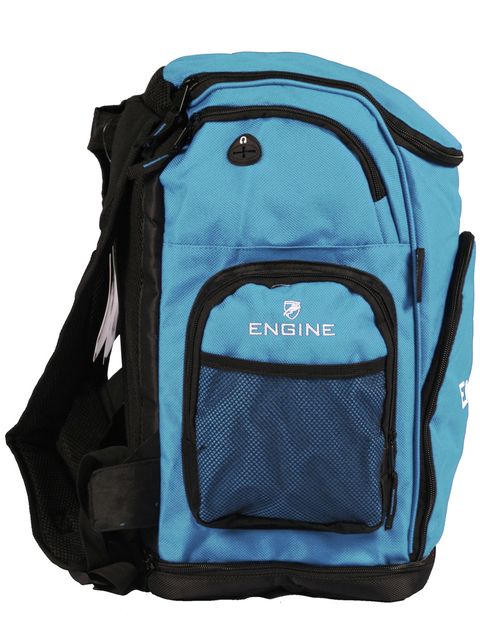 Engine Pro Blue Backpack Side