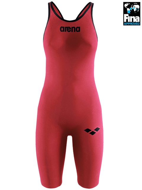 Arena Powerskin Carbon Pro Red Kneelength 