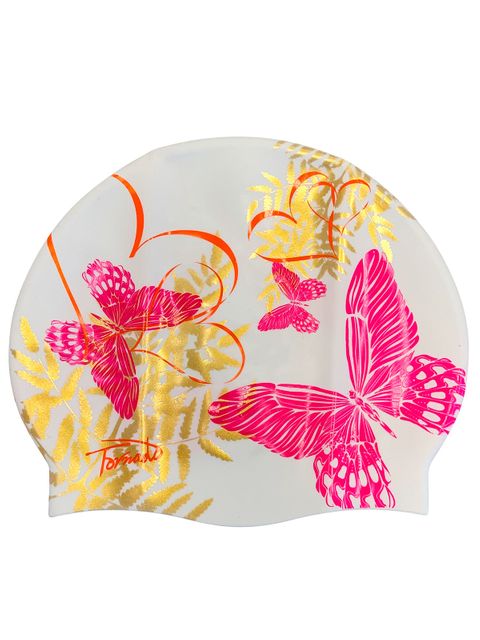 Tornado Butterfly Love Swim Cap