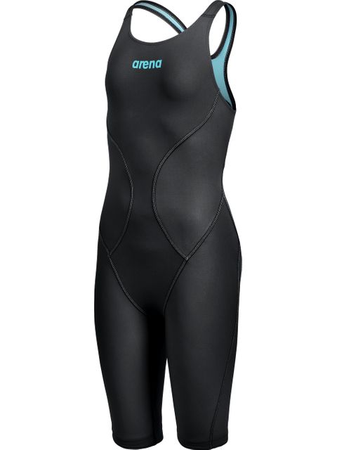 Arena Powerskin Impulso Junior Kneeskin - Black/Teal