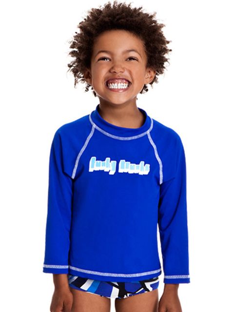 Funky Trunks Still Speed Toddlers Long Sleeved Rash Shirt