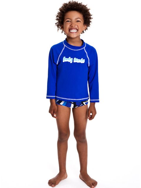 Funky Trunks Still Speed Toddlers Long Sleeved Rash Shirt