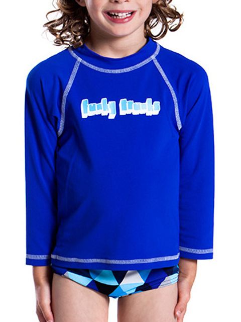 Funky Trunks Still Speed Toddlers Long Sleeved Rash Shirt