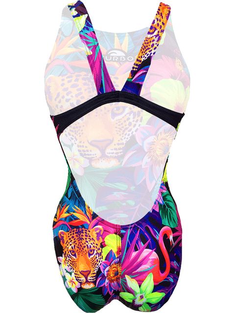 Turbo Wide Strap One Piece - Cool Tiger
