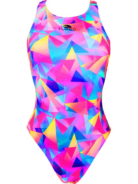 Turbo Wide Strap One Piece - Geo Galaxy