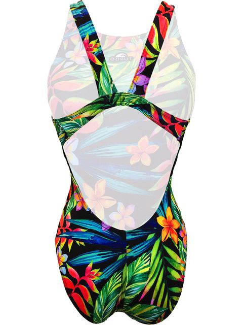 Turbo Wide Strap One Piece - Vibrant Jungle