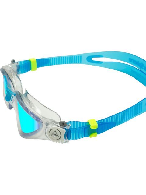Aqua Sphere Kayenne Goggles - Blue Titanium Mirror/Clear/Turquoise
