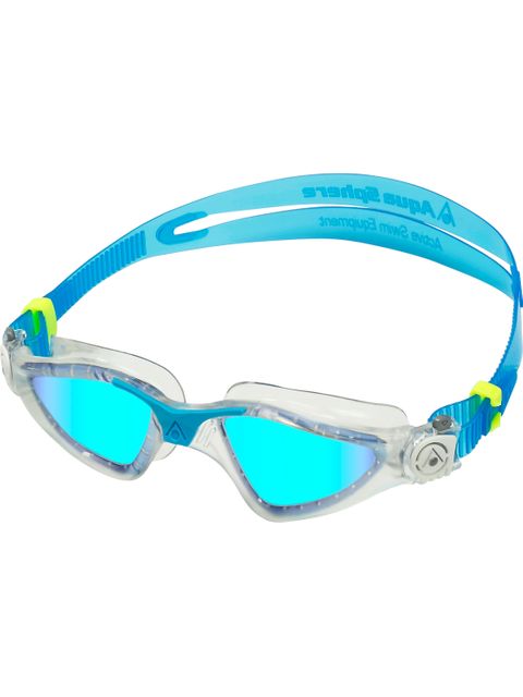 Aqua Sphere Kayenne Goggles - Blue Titanium Mirror/Clear/Turquoise