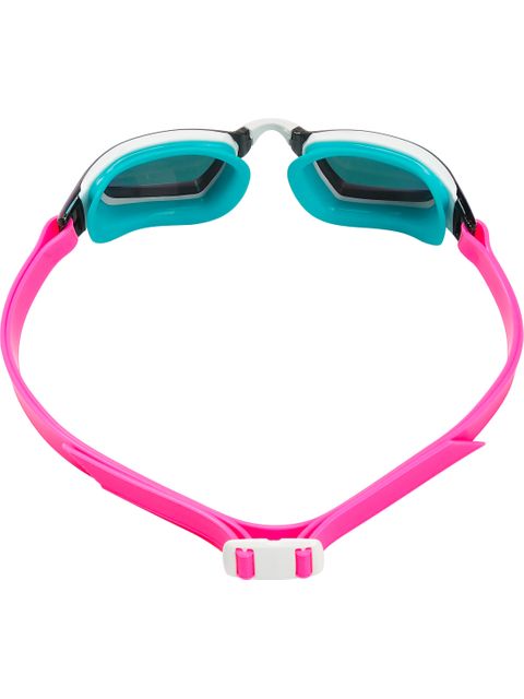 Michael Phelps Xceed Goggles - Titanium Mirrored/Pink/Turquoise