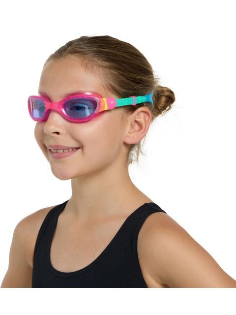 Zoggs Phantom 2.0 Junior Goggles - Blue Tint/Pink/Turquoise