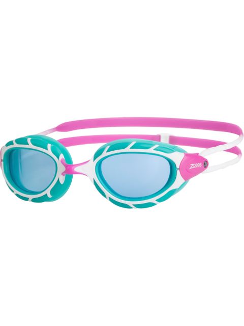 Zoggs Predator Junior Goggles - Tint Blue/Pink/Turquoise