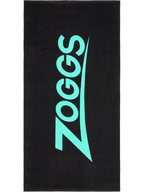 Zoggs Pool Towel - Black/Turquoise