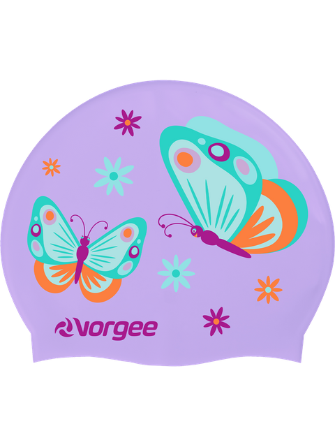 Vorgee Junior Character Swim Cap - Butterflies