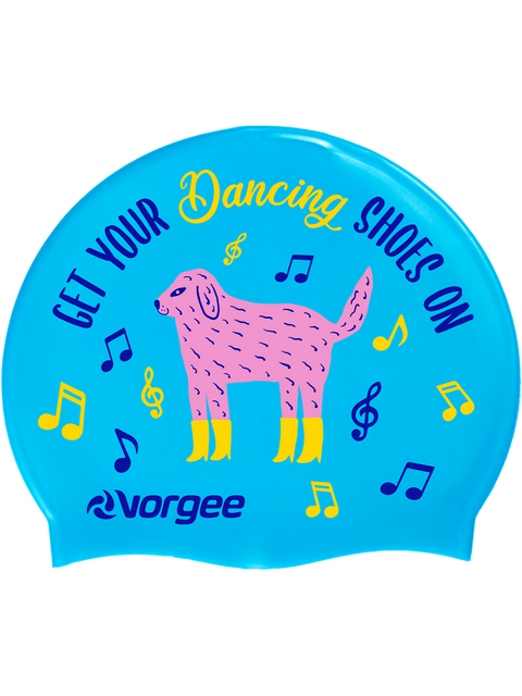 Vorgee Miss Glamour Swim Cap - Dancing Dog