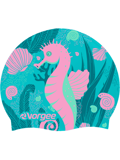 Vorgee Miss Glamour Swim Cap - Seahorse