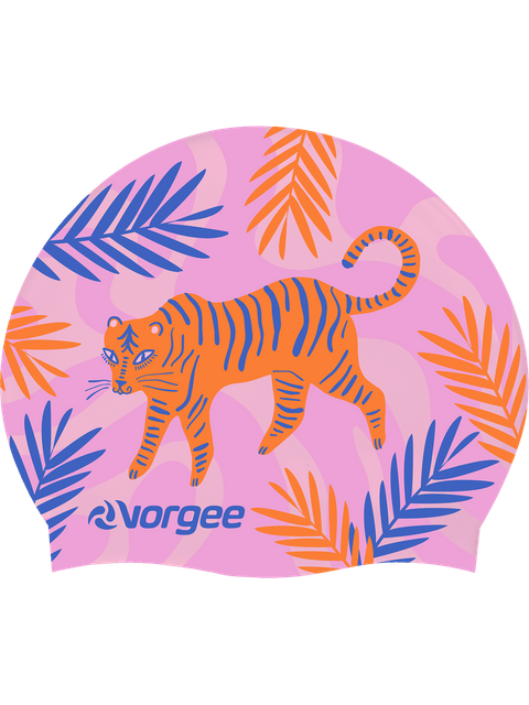 Vorgee Miss Glamour Swim Cap - Tiger