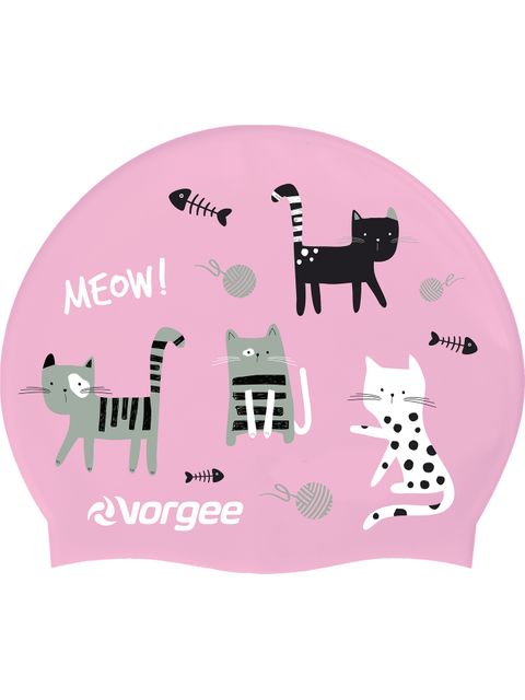 Vorgee Junior Character Swim Cap - Cats