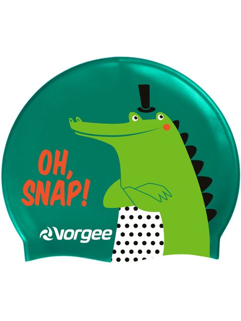 Vorgee Junior Character Swim Cap - Croc