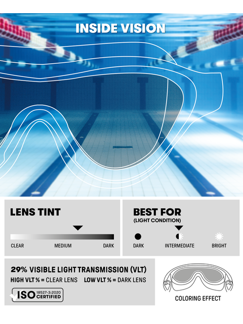 Arena The One Junior Swim Mask - Smoke/Water