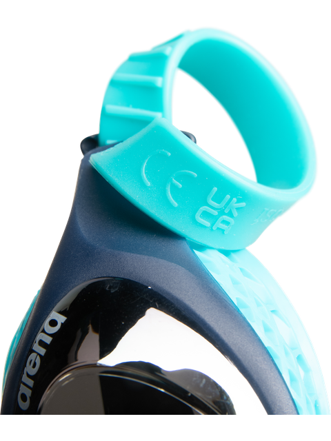 Arena Air Junior Goggles - Silver Mirror/Navy/Water