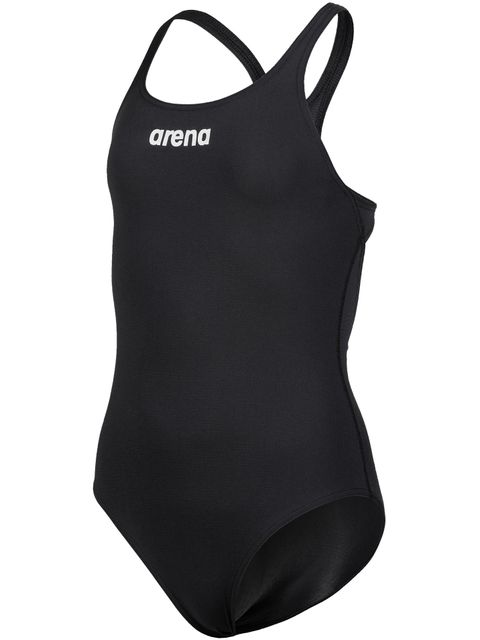 Arena Solid Swim Pro One Piece Girls - Black/White