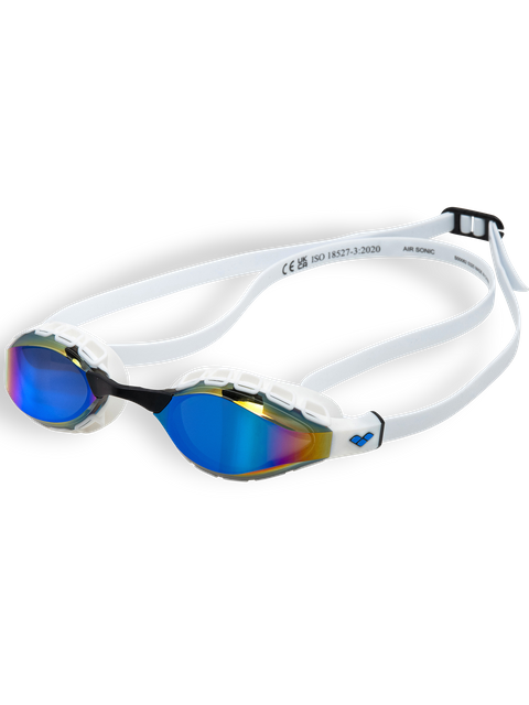 Arena Air Sonic Goggles - Blue Mirror/White