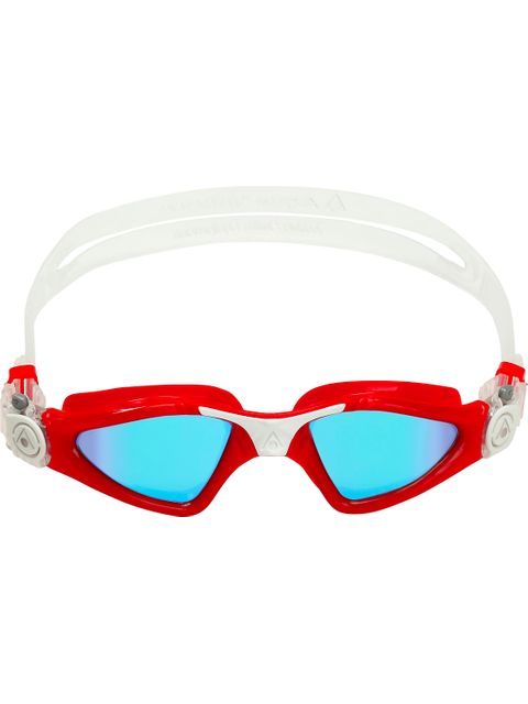 Aqua Sphere Kayenne Goggles Compact Fit - Blue Titanium Mirror/Red/White