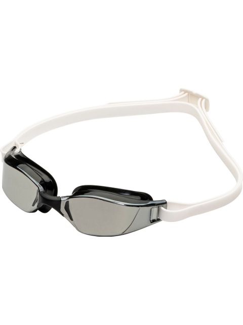 Aqua Sphere Xceed Goggles - Silver Titanium Mirror/Black/White