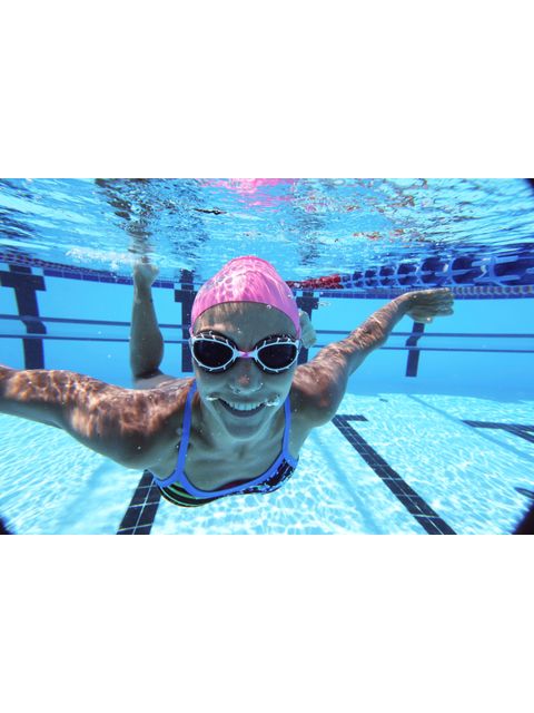 Zoggs Predator Goggles Small Fit - Tint Smoke/Pink/White