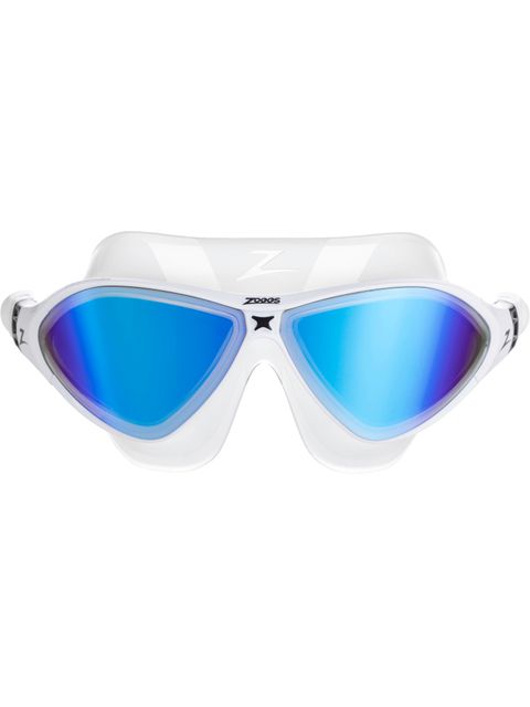 Zoggs Horizon Flex Swim Mask Titanium - Mirror Blue/Clear/White