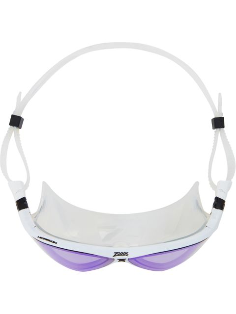 Zoggs Horizon Flex Swim Mask Titanium - Mirror Blue/Clear/White