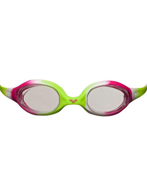 Arena Spider Junior Goggles - Clear/Lime/Fuchsia/White