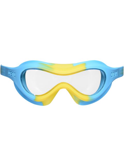 Arena Spider Kids Swim Mask - Clear/Yellow