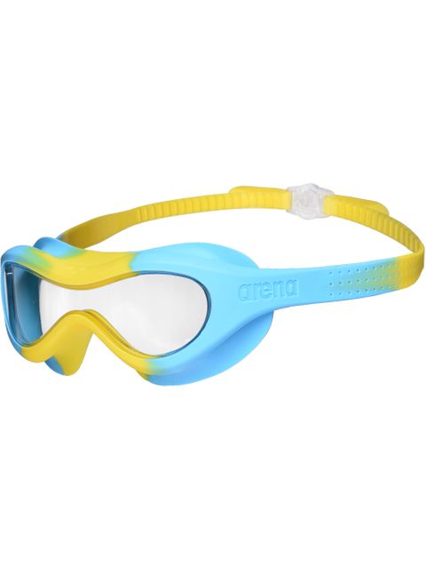 Arena Spider Kids Swim Mask - Clear/Yellow