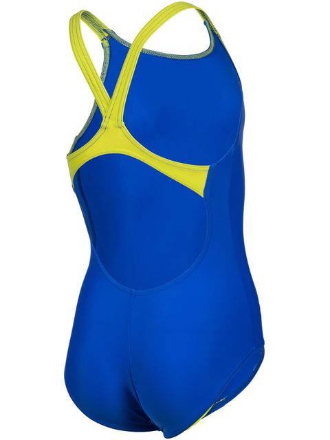 Arena V-Back One Piece - Graphic Blue/Yellow