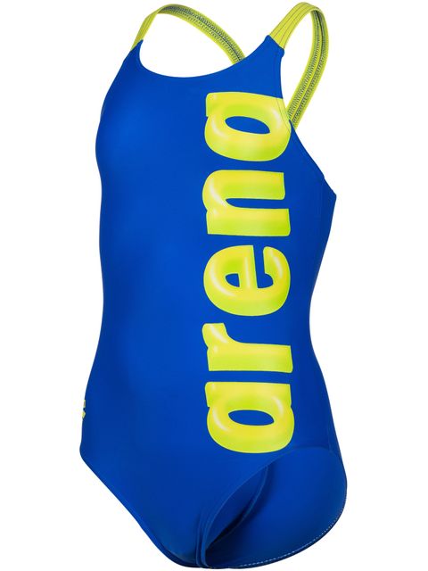 Arena V-Back One Piece - Graphic Blue/Yellow