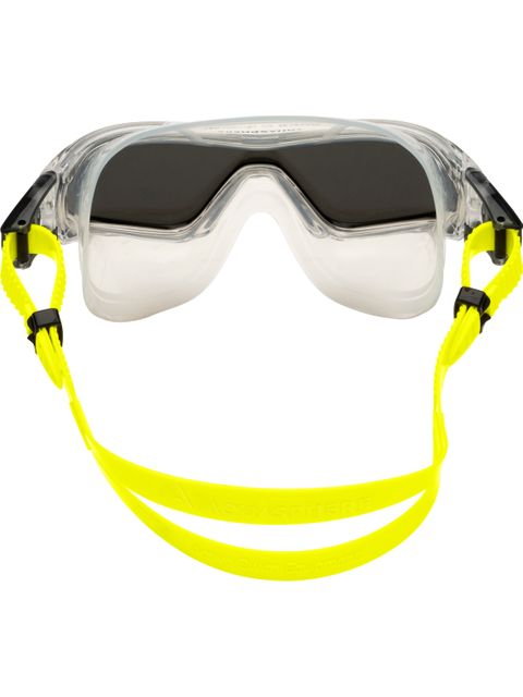 Aqua Sphere Vista Pro Swim Mask - Silver Titanium Mirror/Clear/Yellow