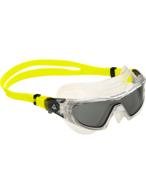 Aqua Sphere Vista Pro Swim Mask - Smoke/Clear/Yellow