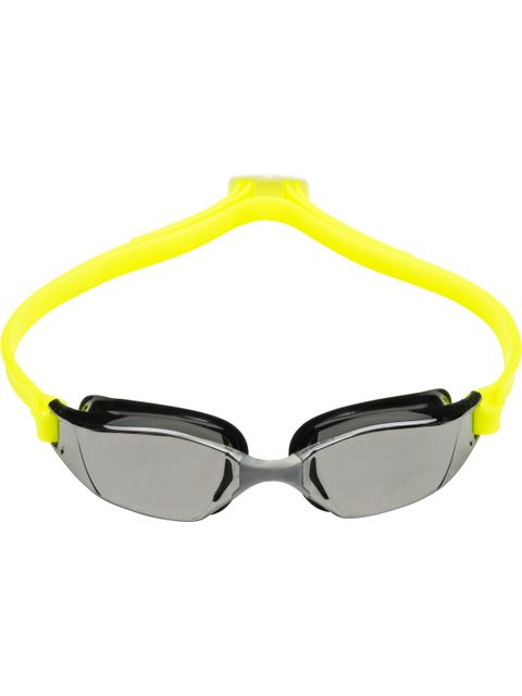 Aqua Sphere Xceed Goggles - Silver Titanium Mirror/Black/Yellow