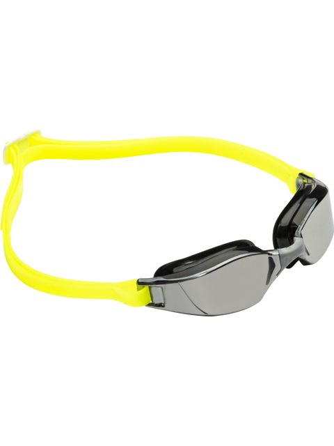 Aqua Sphere Xceed Goggles - Silver Titanium Mirror/Black/Yellow