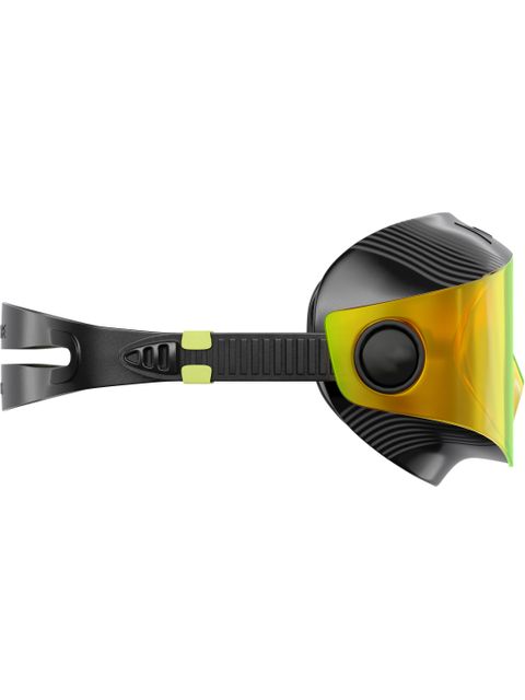 Aqua Sphere Defy Ultra Swim Mask - Yellow Titanium Mirror/Black/Yellow