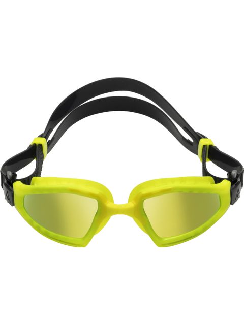 Aqua Sphere Kayenne Pro Goggles - Titanium Yellow Mirror/Yellow/Yellow