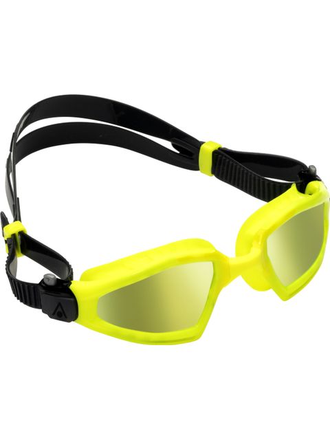 Aqua Sphere Kayenne Pro Goggles - Titanium Yellow Mirror/Yellow/Yellow