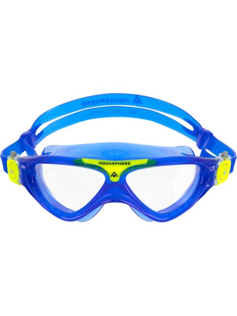 Aqua Sphere Vista Junior Swim Mask - Clear/Blue/Yellow