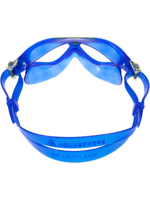 Aqua Sphere Vista Junior Swim Mask - Clear/Blue/Yellow