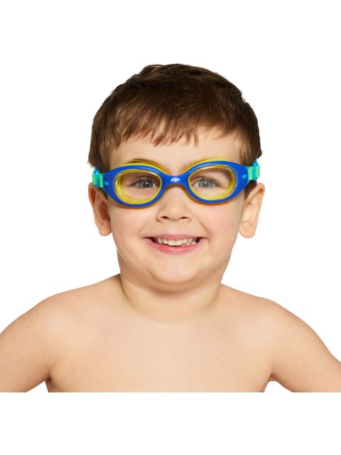 Zoggs Little Sonic Air Goggles - Clear/Blue/Yellow