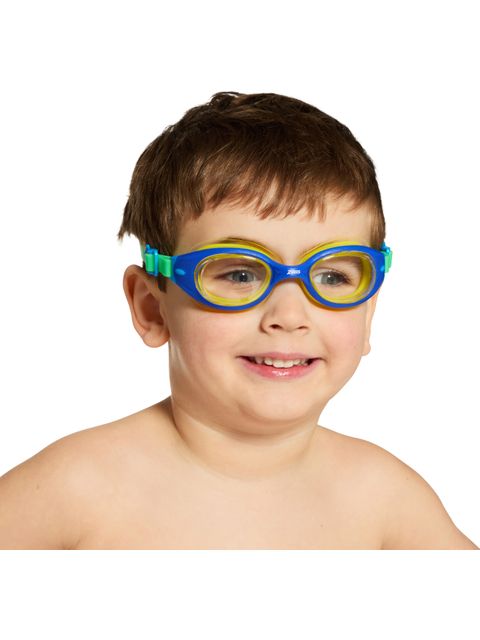 Zoggs Little Sonic Air Goggles - Clear/Blue/Yellow
