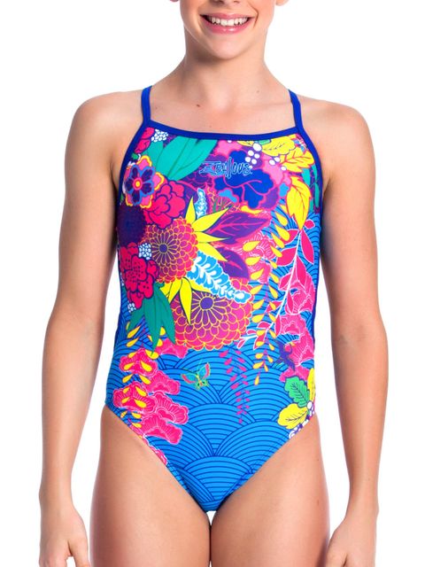 Zealous Blossom Bliss Girls One Piece